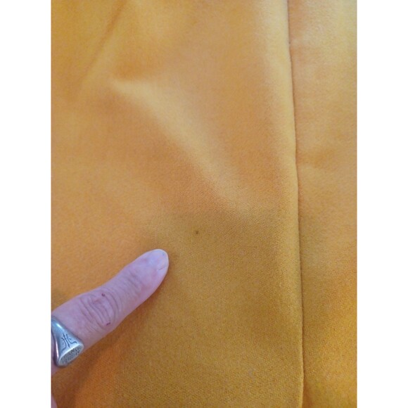 J. Crew The Pencil Skirt mustard gold wool 0 lined classic minimalist office - Picture 10 of 11